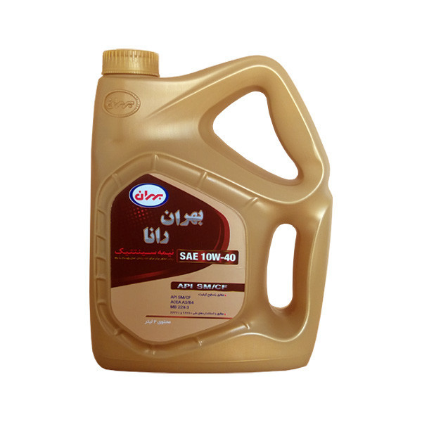 روغن موتور بهران مدل رانا SM 10w-40 حجم 4 لیتر
