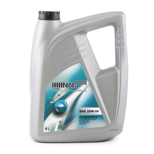 روغن موتور ایرانول مدل 12000 حجم 4 لیتر