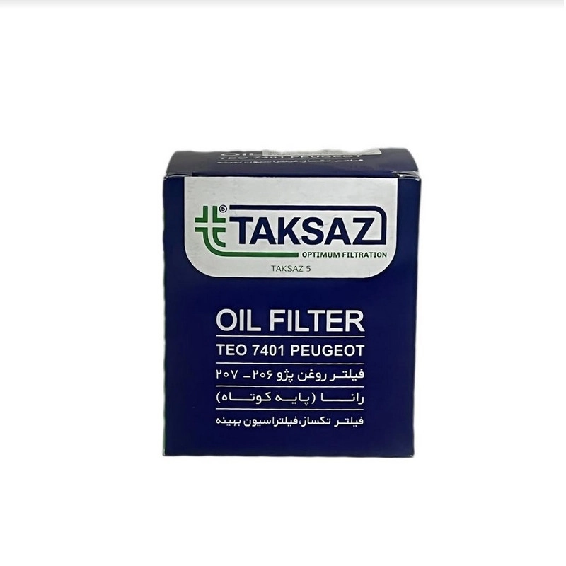 فیلتر روغن خودرو تکساز مناسب برای پژو 206 کوتاه کد 37793
