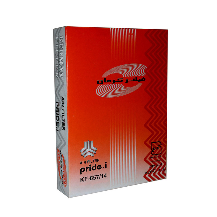 فیلتر هوا خودرو کرمان مدل 857.5 مناسب برای پراید انژکتوری کد 50969