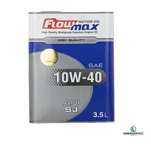 روغن موتور فلومکس مدل FlowMax SJ 10W40 حجم 3.5 لیتر