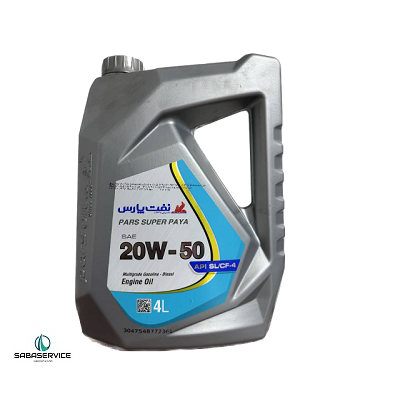 سوپر پایا 20w50 پارس 4 لیتری