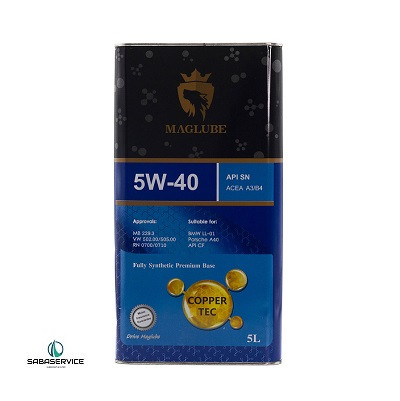مگلوب 5w40 sn کوپر 5 لیتری