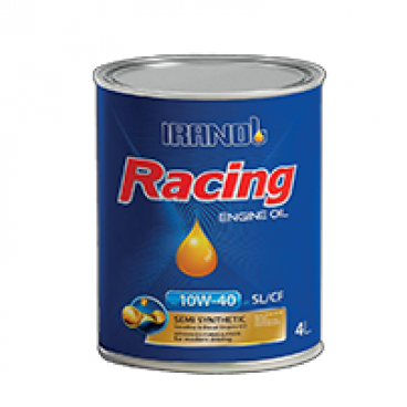 روغن موتور ریسینگ برند ایرانول مدل Racing 10W40 حجم 4 لیتر 21109
