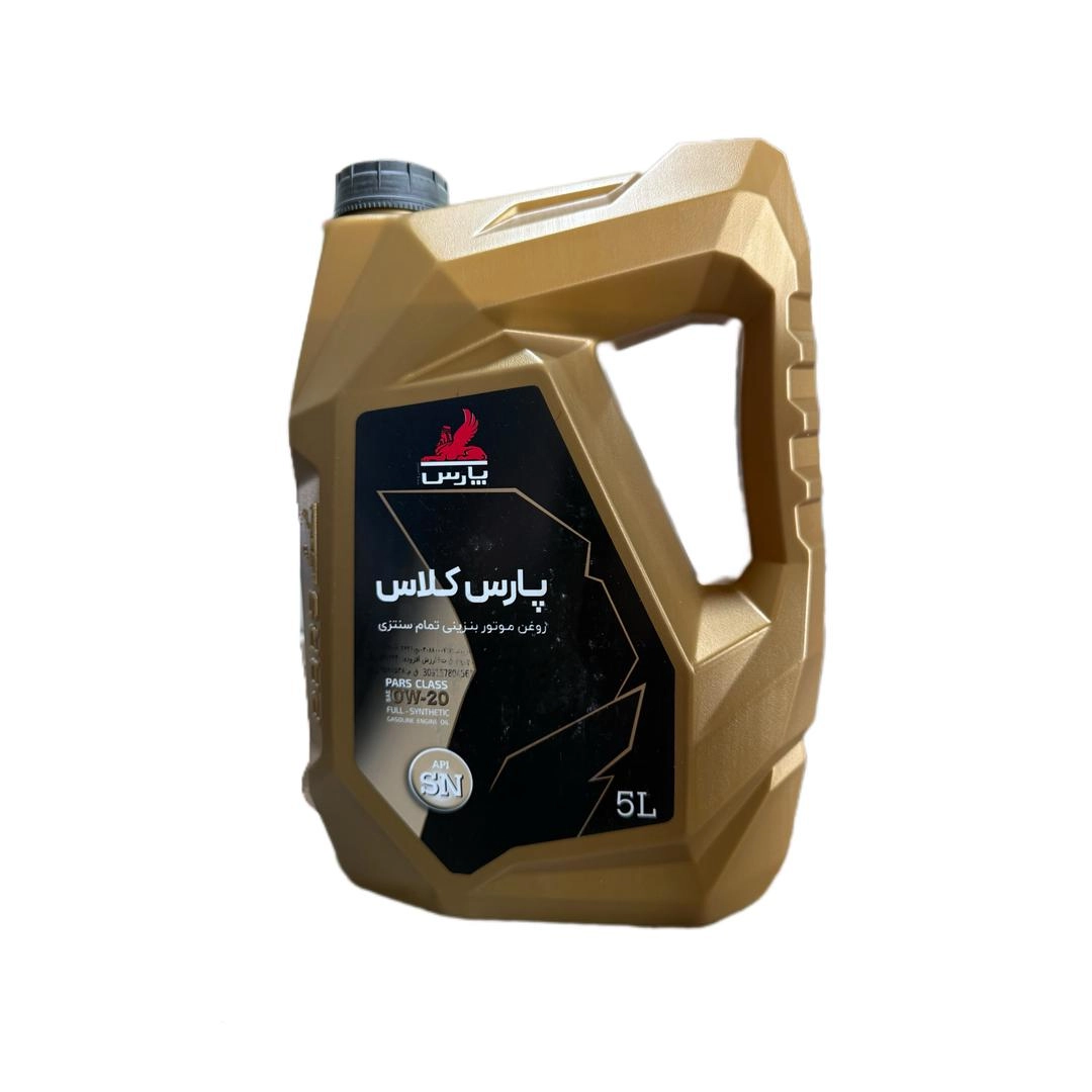 روغن موتور  برند پارس کلاس 0w20 ظرفیت 5لیتری