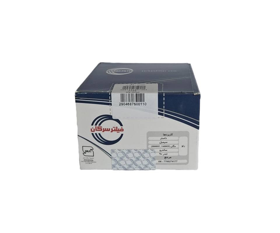 فیلتر روغن رنو تندر 90 و ساندرو و مگان کد 7798 برند فیلتر سرکان