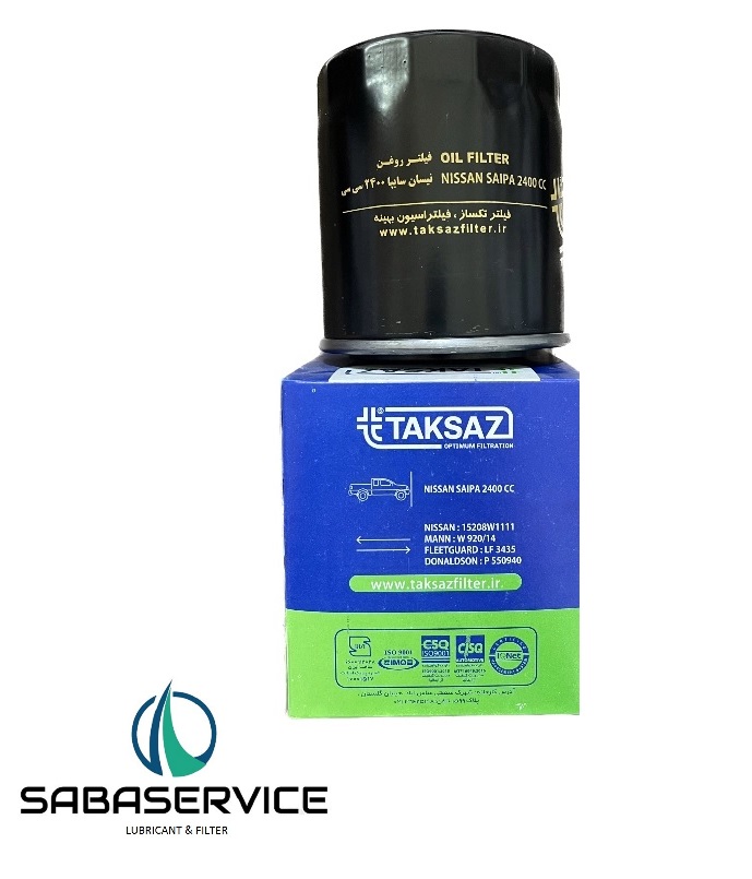 فیلتر روغن نیسان سایپا 2400 برند تکسازکد 37709
