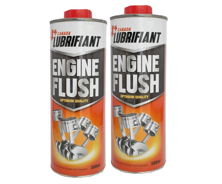 محلول موتور شوی کانادا لوبریفنت مدل Engine Flush حجم 500 میلی لیتر بسته 2 تایی