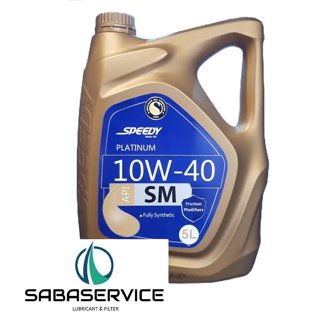 روغن موتور اسپیدی پلاتینیوم 10w40 (پنج لیتری) SM