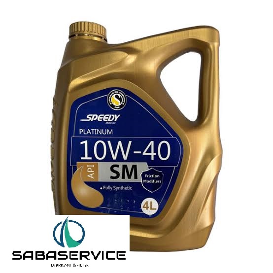 روغن موتور اسپیدی پلاتینیوم 10w40 (چهار لیتری) SM