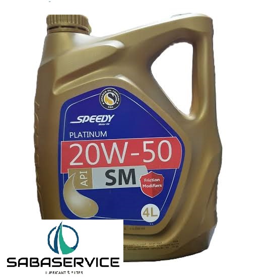 روغن موتور اسپیدی  پلاتینیوم 20w50 (چهار لیتری) SM