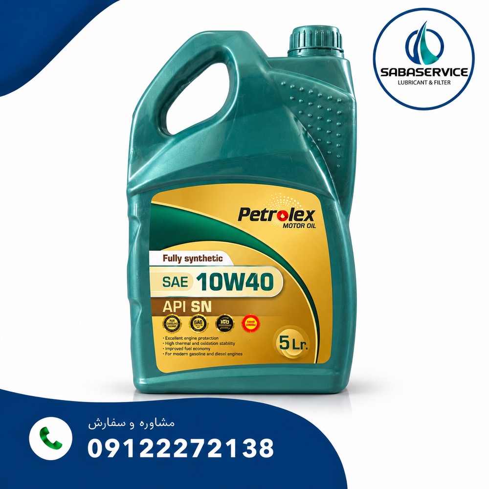 روغن موتور تندر 90 پترولکس گریدSN  10-40حجم 5لیتری